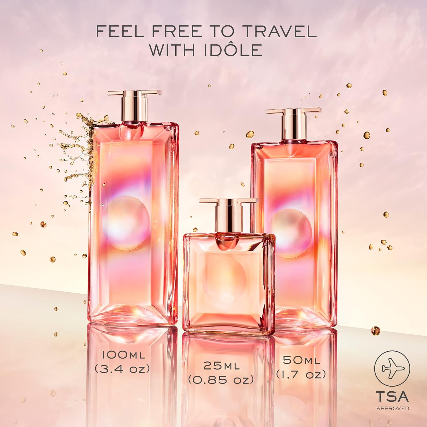 Idole Nectar by Lancome for Women - 0.8 Oz EDP Spray