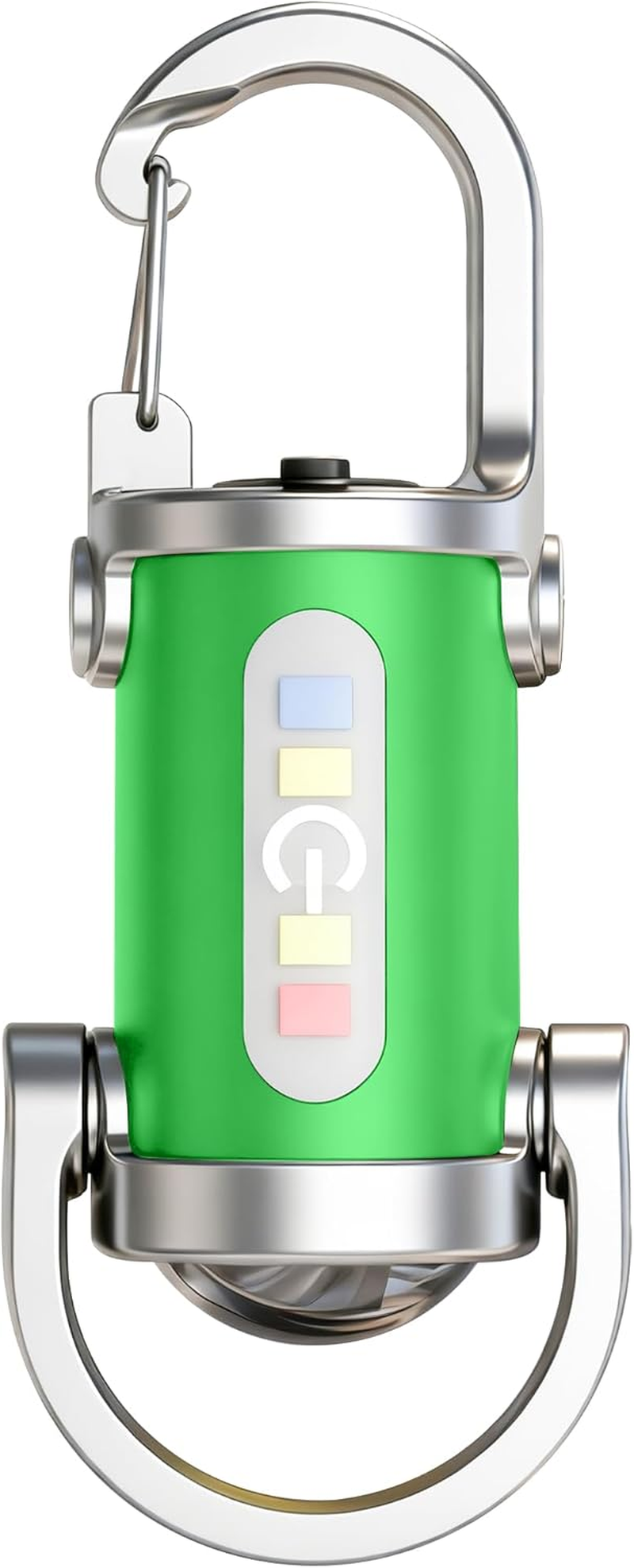 Portable Rechargeable Bright Keychain Flashlight, Small LED Keyring Flashlight, Compact Mini Waterproof Torch with USB Charging, for Hiking, Camping, Emergency, Daily Use (Black)