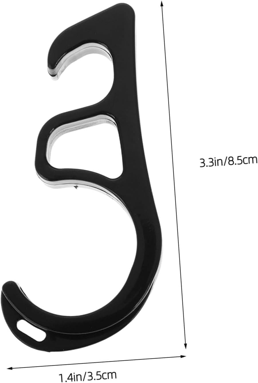 2Pcs Motorcycle Brake Lever Hook Lock, Handlebar Mount Clamp for Motorbike Bicycle, Durable Material Easy Attachment Compact Design image number 4