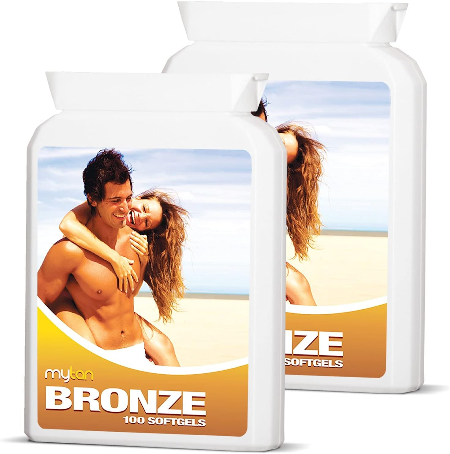 Mytan Bronze Tanning Pills | Twin Pack Discount | over 12-Week Supply | Beta Carotene Tanning Tablets without Sun&hellip;
