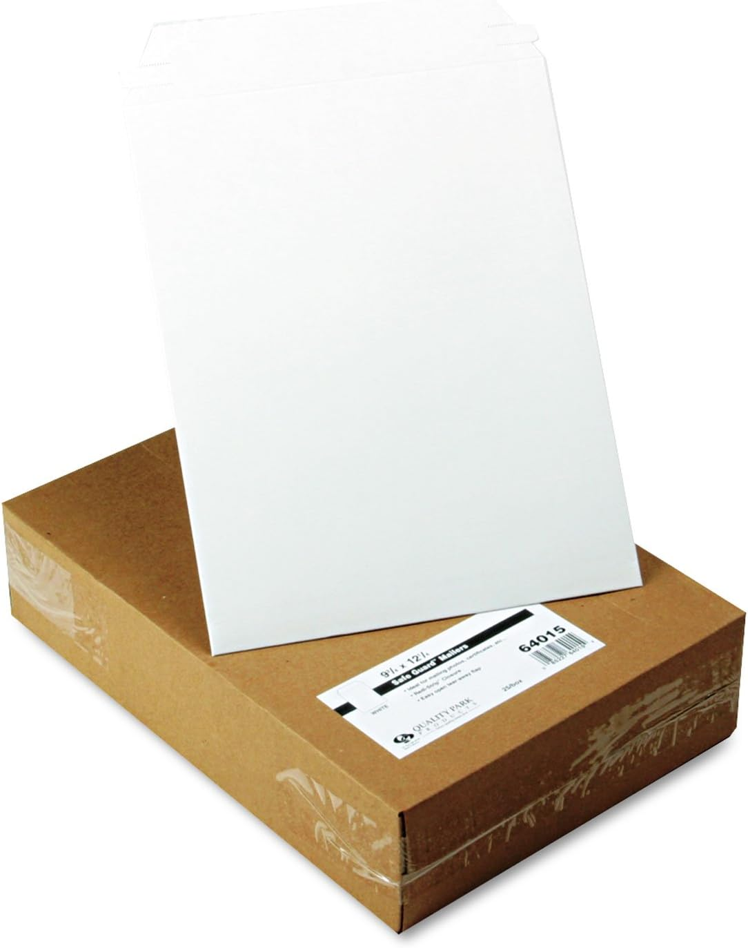Quality Park Photo/Document Mailer, Redi-Strip, White, 9.75X12.5, 25 per Box (64015) image number 2