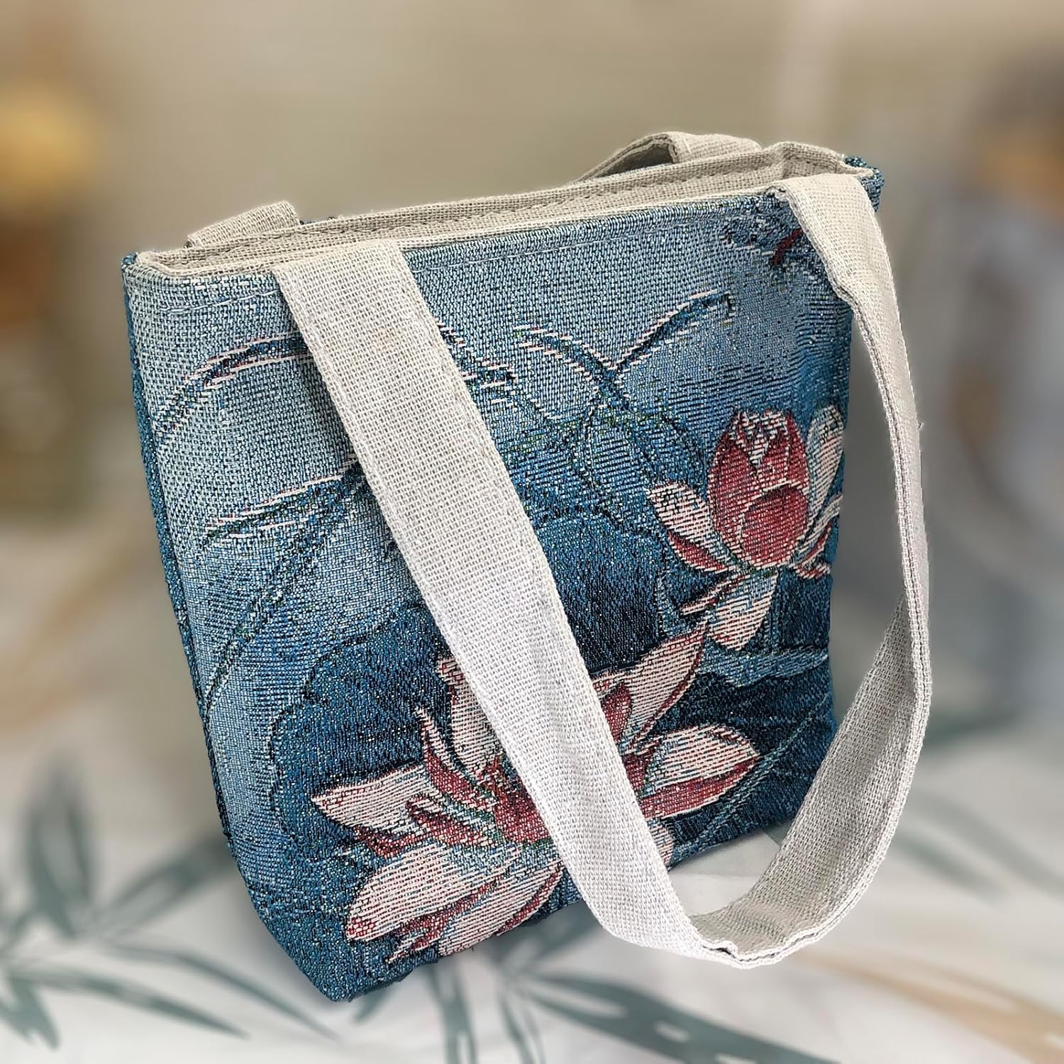 Women'S Embroidered Small Handbag, Simple and Fashionable Wrist Bag, Cosmetics, Key Storage Bags, Suitable for Shopping, Work - A Cat image number 5