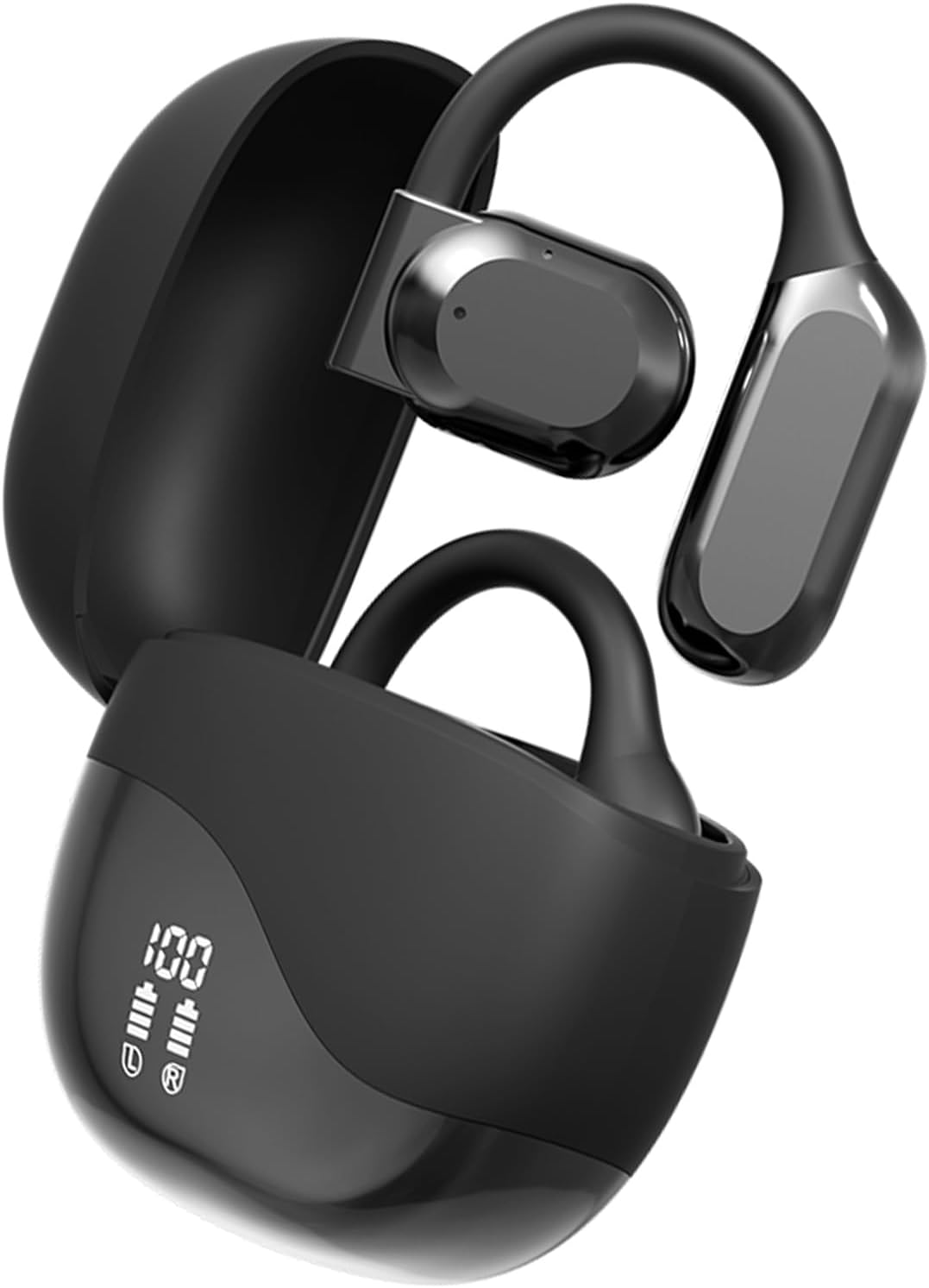 Vroomoto AI Language Translator Earbuds Real Time Open Ear Translation Headphones Support 144 Languages Wireless BT Earphones for Travel Business image number 2