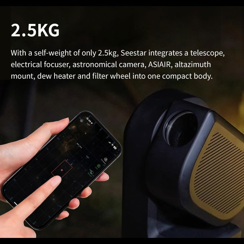 ZWO Seestar S50 Astronomical All-In-One Smart Telescope image number 2