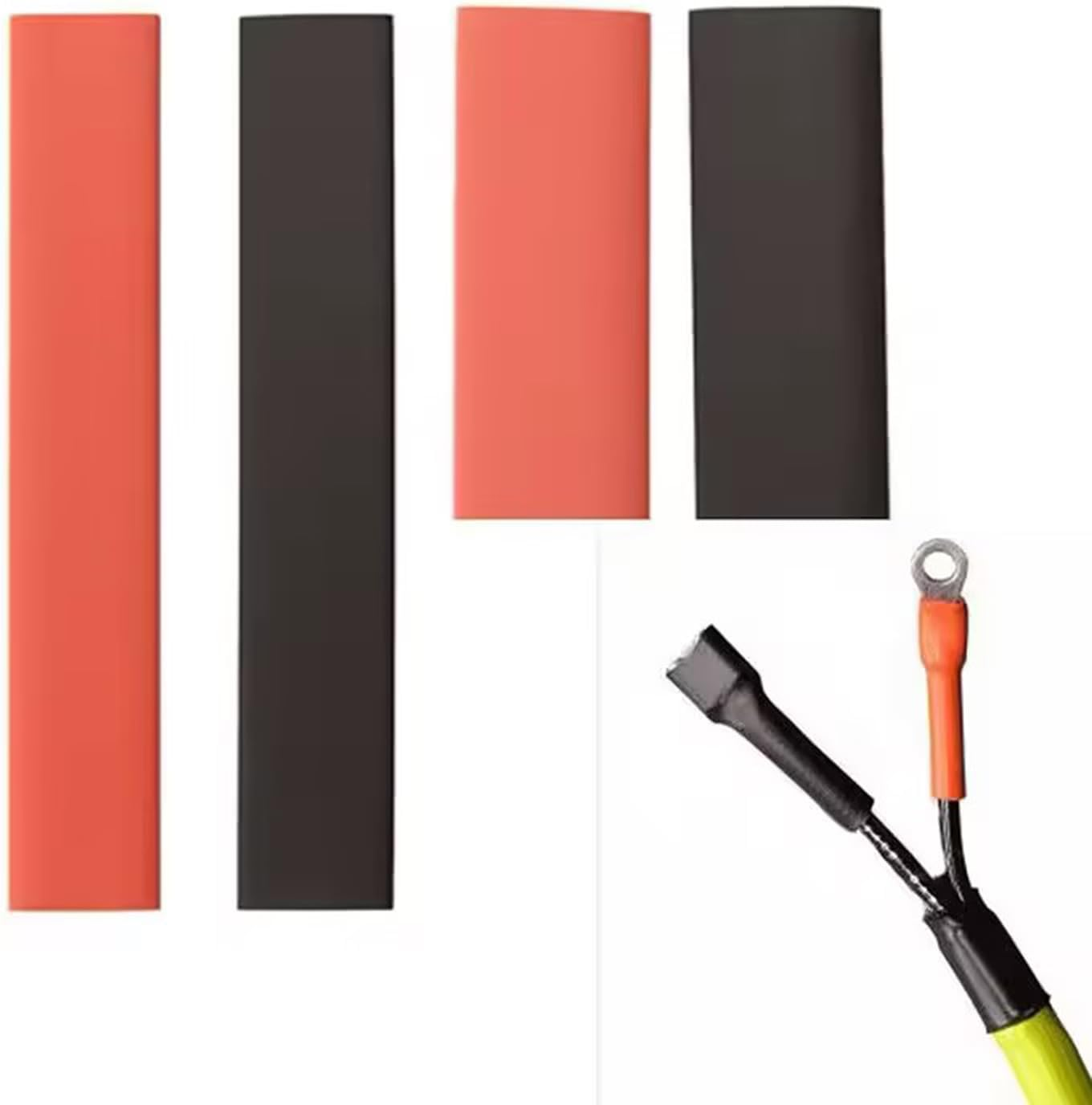Clearhill 300PCS Heat Shrink Tubing Kit -3:1 High Flexibility, Easy to Operate, Solder Joint Protection, Waterproof, Insulated Wire and Cable Wrapping in Various Sizes image number 6