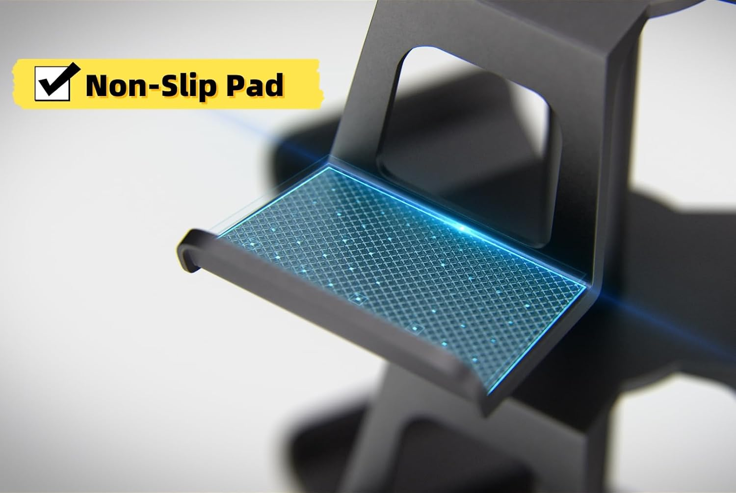 TG-A 3-Tier Game Controller Stand, Holds 12 Controllers, Black Controller Organizer Compatible for Ps4/Ps5/Xbox One/Switch Pro/Headsets, Multi-Device Display and Storage. (3-Tier / Black) - 4-Tier / Black image number 7