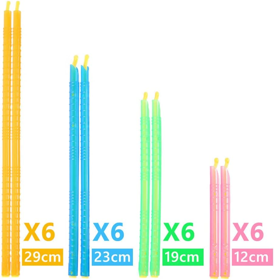 24Pcs Kitchen Sealing Sticks Reusable Clips Bag Sealer Lock Rod Bags Sealer