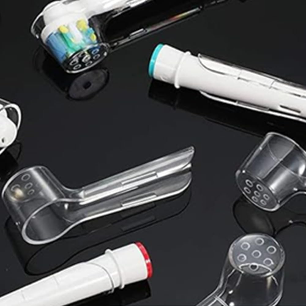 Cuicanfla 6 Pcs Electric Toothbrush Cover, Toothbrush Heads Cover Caps for Protecting, Case Contributes to Sanitary Health image number 5