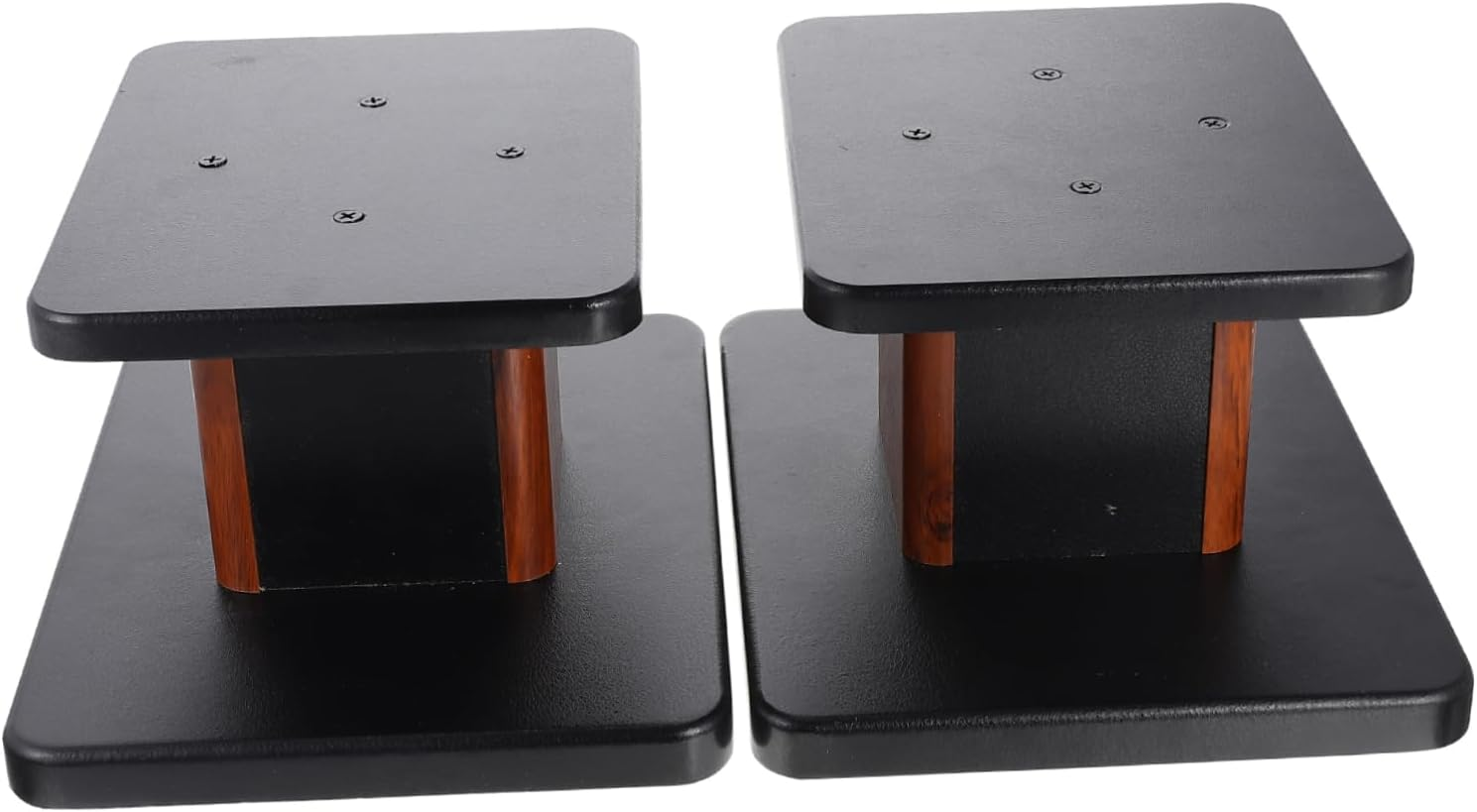 SWOOMEY Multipurpose Floor-Standing Speaker Stands Pair 15Cm High Hifi Audio Brackets Suitable for Bookshelf Surround Speakers for Home Theater and Music Listening image number 1