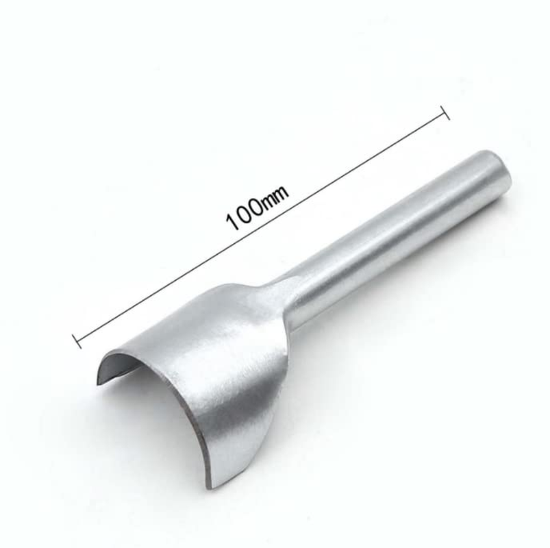 Mosegor 9 PCS Half-Round Cutter Punch with 3 PCS Wood Slicker Burnishes Leather Craft Tools Leather Hole Punch for Crafting Strap Belt Wallet and Bag image number 2