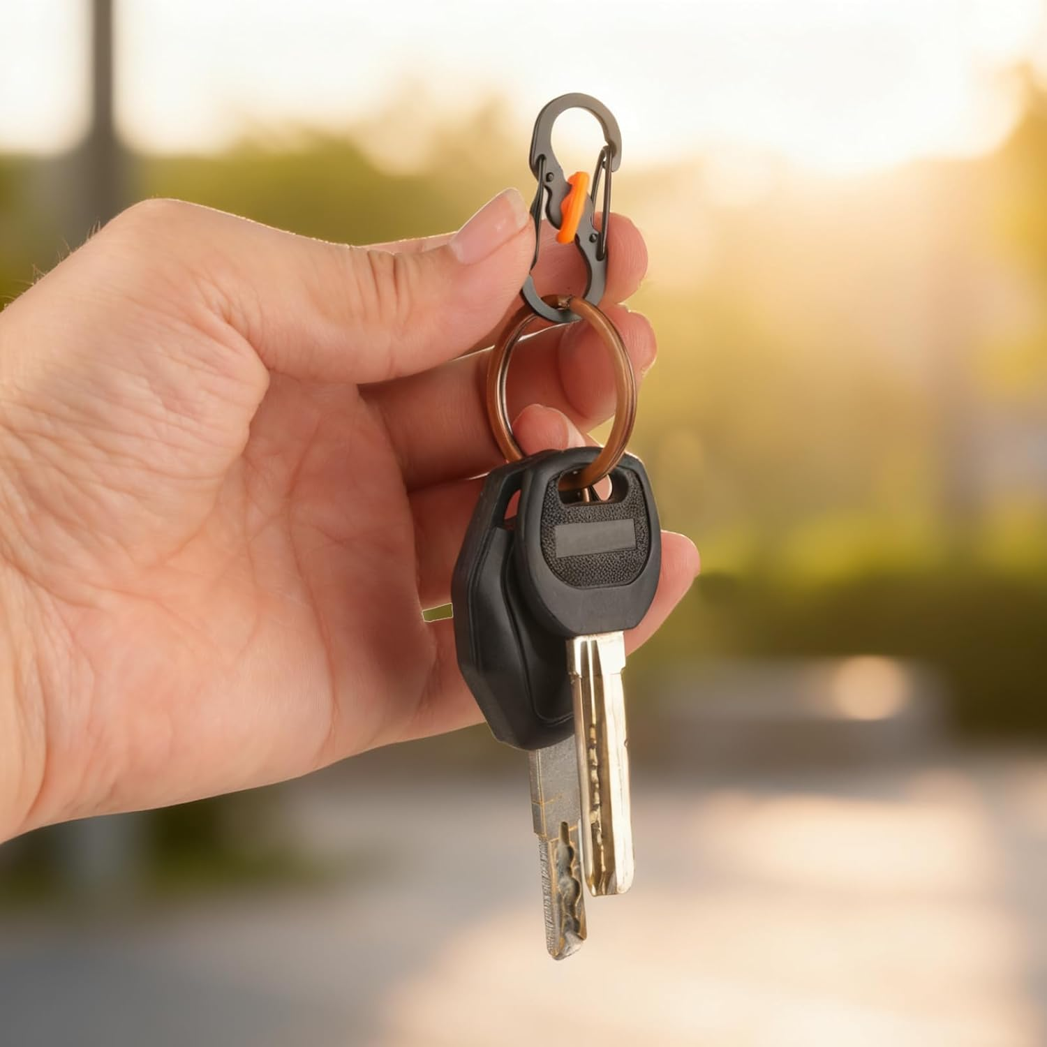 Zipper Clip Travel Security, Durable Zipper Clips anti Theft for Backpack, Built-In Lock Buckle anti Theft Clips, Quick Disconnect Bag Fasteners (6 PCS) image number 4