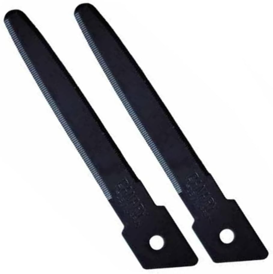 CANARY Box Cutter Replacement Blades, Non-Stick Coating Box Cutter Refill Blades (2 Pcs), 2.95 Inches Long Blade, Made in JAPAN, Black (DC-25BF2-1)
