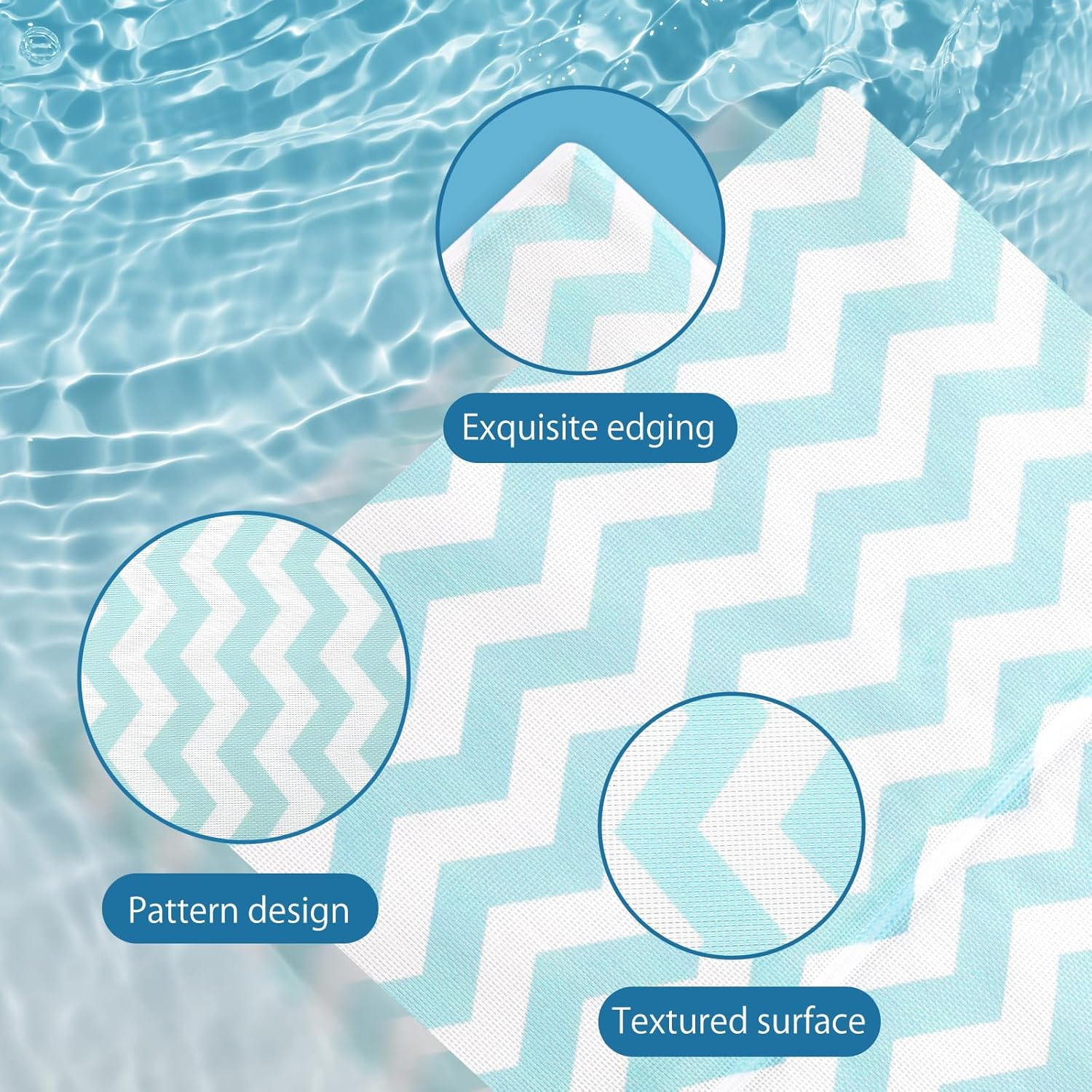 Pawz Pet Cooling Mat Summer Cat Dog Cushion Pad Sleeping Cool L, Non-Toxic Self-Cool Pet Sleeping Bed, Portable Foldable Summer Ice Pad Pet Cooling Cushion for Dogs Cats, Indoor Outdoor, Blue image number 3