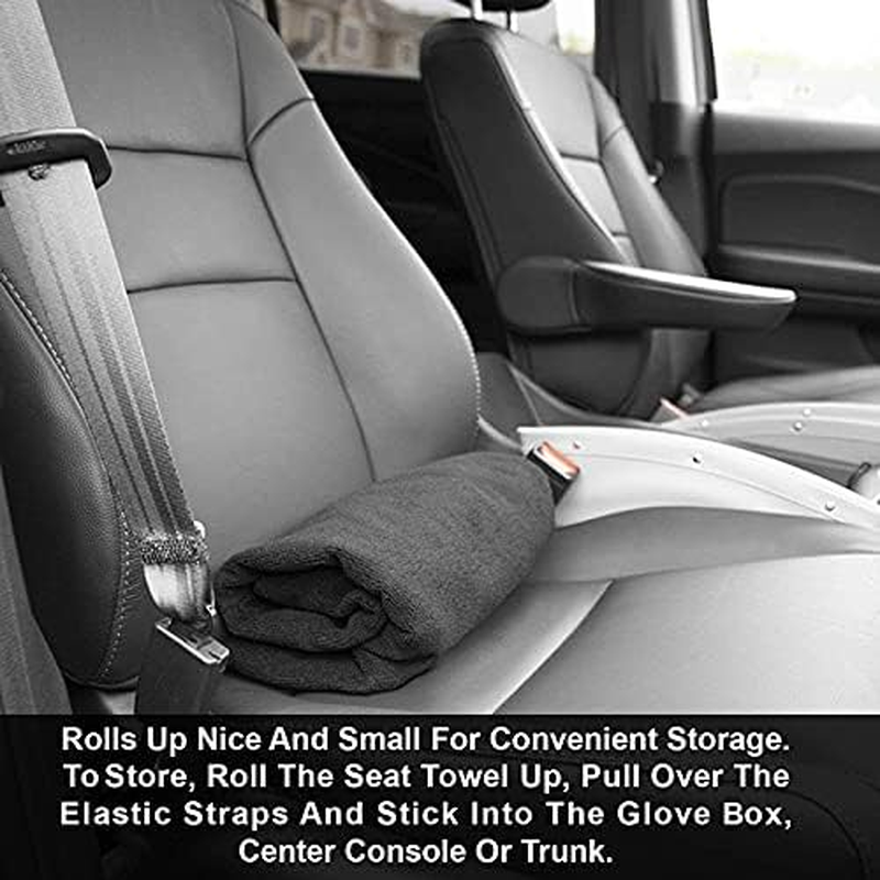 Machine Washable Towel Seat Cover, Anti-Slip, Waterproof Sweat Proof Super Absorb Car, Truck, SUV Seat Cover image number 6