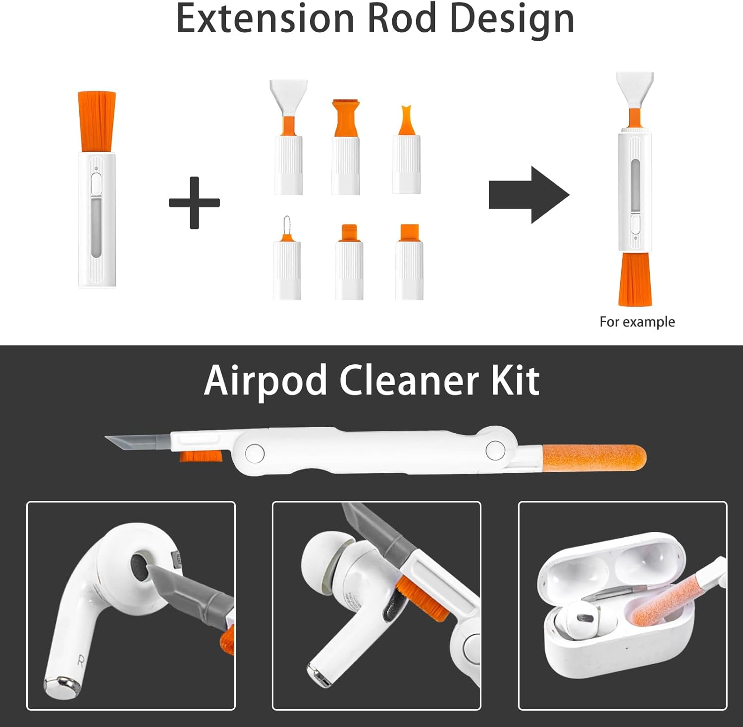 20 in 1 Multifunctional Cleaner Kit for Electronic Devices, Keyboard, Airpod, Camera, Phone, Screen image number 5