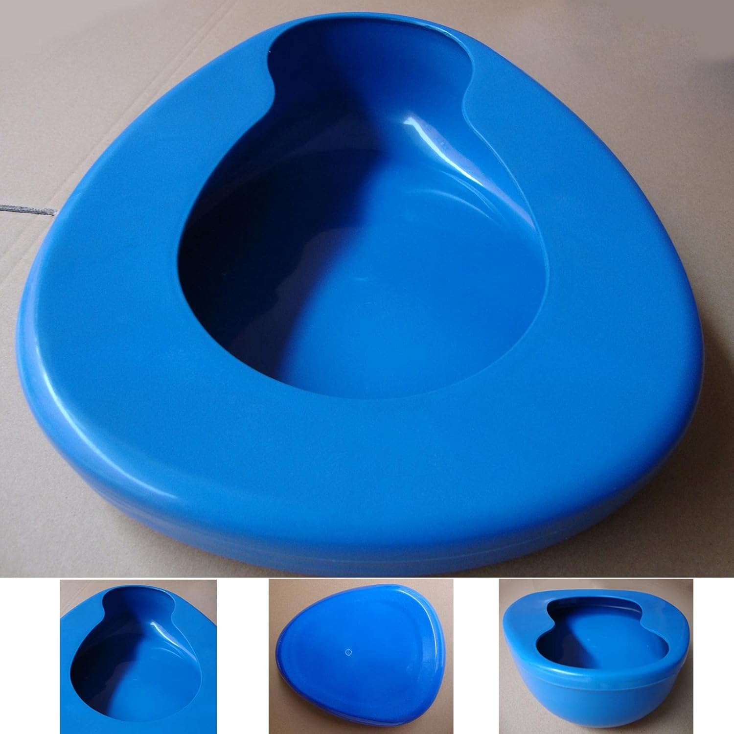 Smooth Contoured Bedpan Seat Urinal for Bedridden Patient Easy to Clean