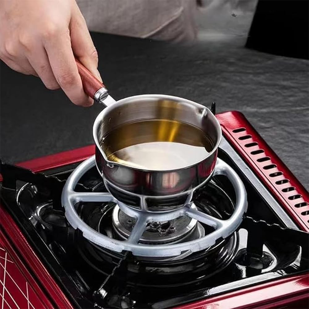 Stainless Steel Sauce Pan with Pour Spout, 500Ml Mini Cooking Pot, Butter Warmer and Chocolate Melting Pot image number 6