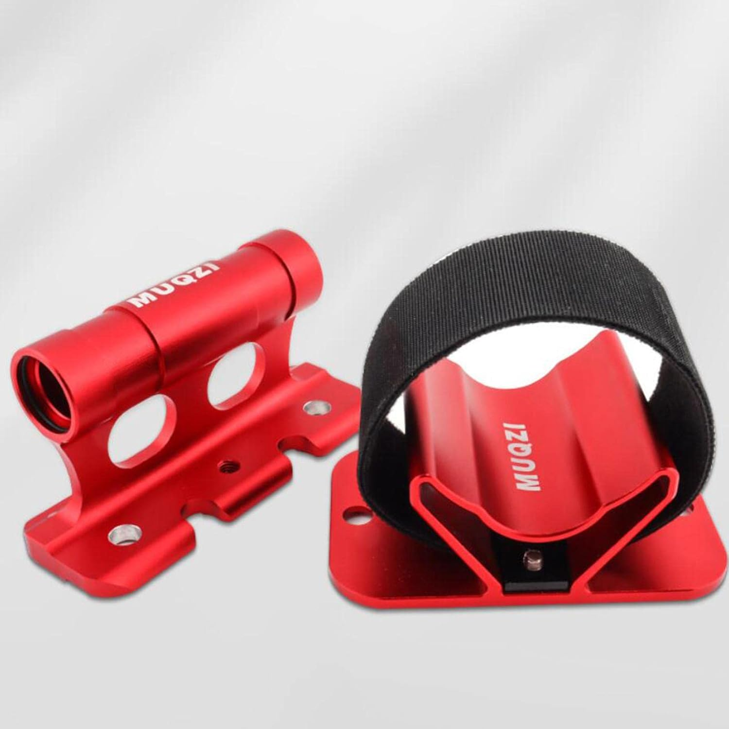 TOOYFUL Bike Fork Mount Car Roof Rack Carrier Quick Release Thru Axle Carrier Parking Rack Bicycle Rear Wheel Rack Installation Mount, Red image number 4