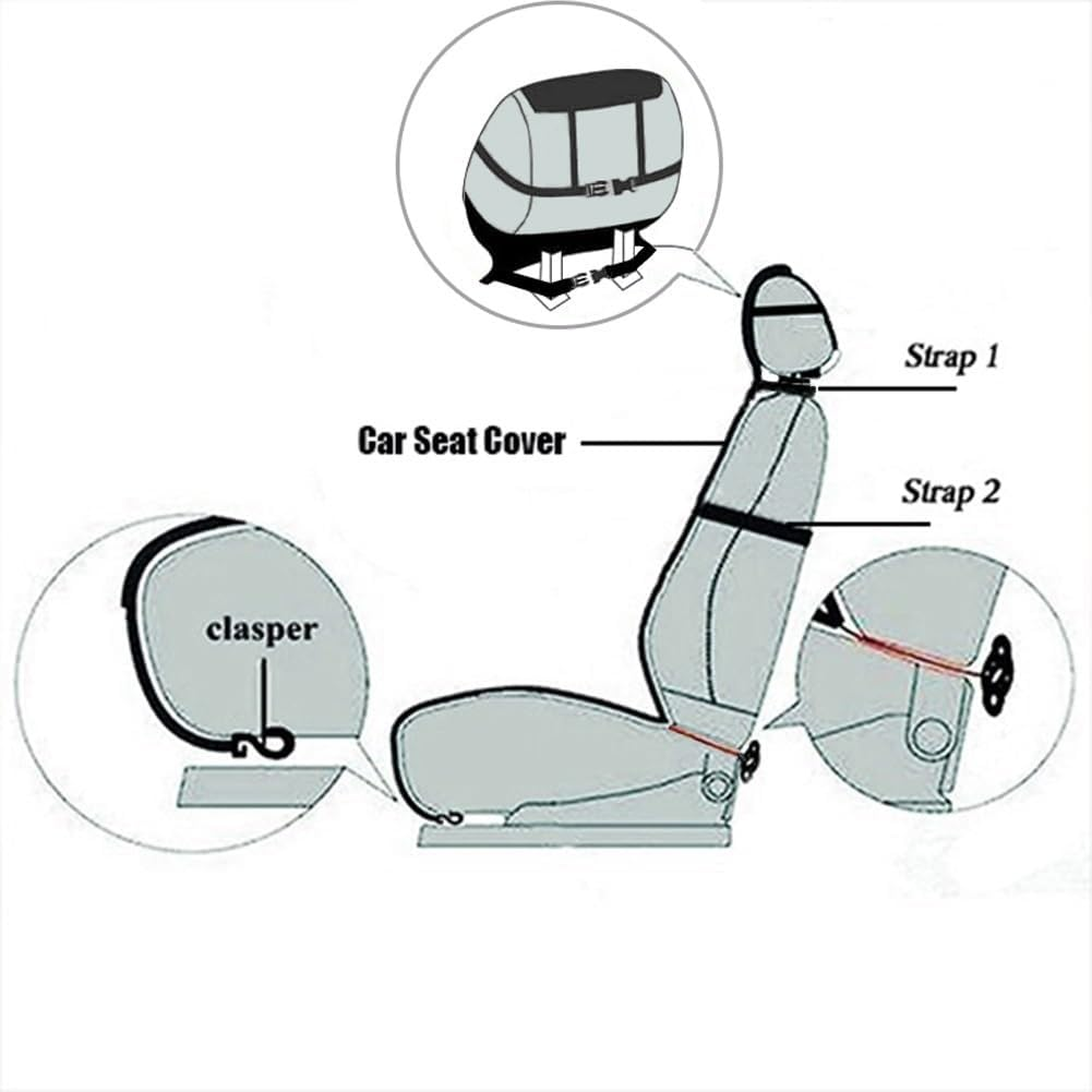 Real Sheepskin Car Seat Covers for Cars SUV Trucks Van RV Front Seats Fluffy Car Seat Covers Sheepskin Seat Covers Pink - Universal (One Piece)