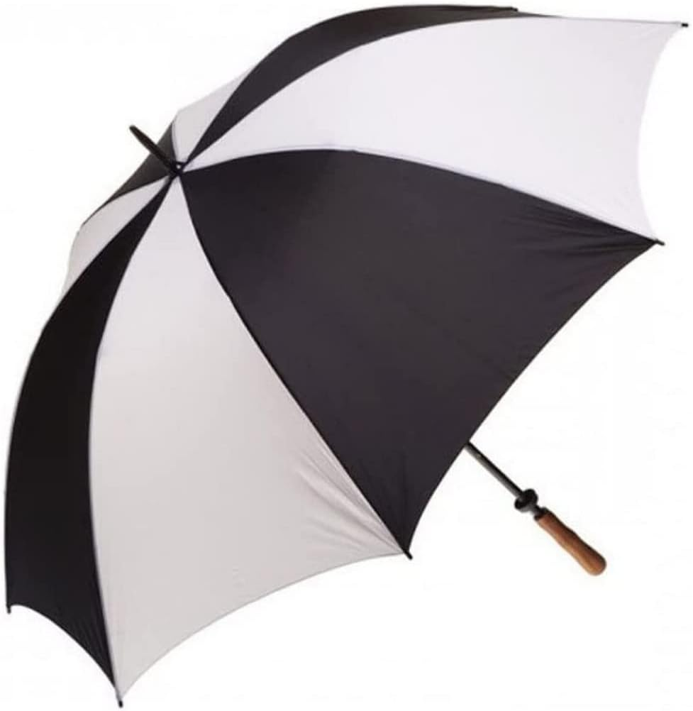 Clifton Traditional Golf with Wood Handle, Black and White