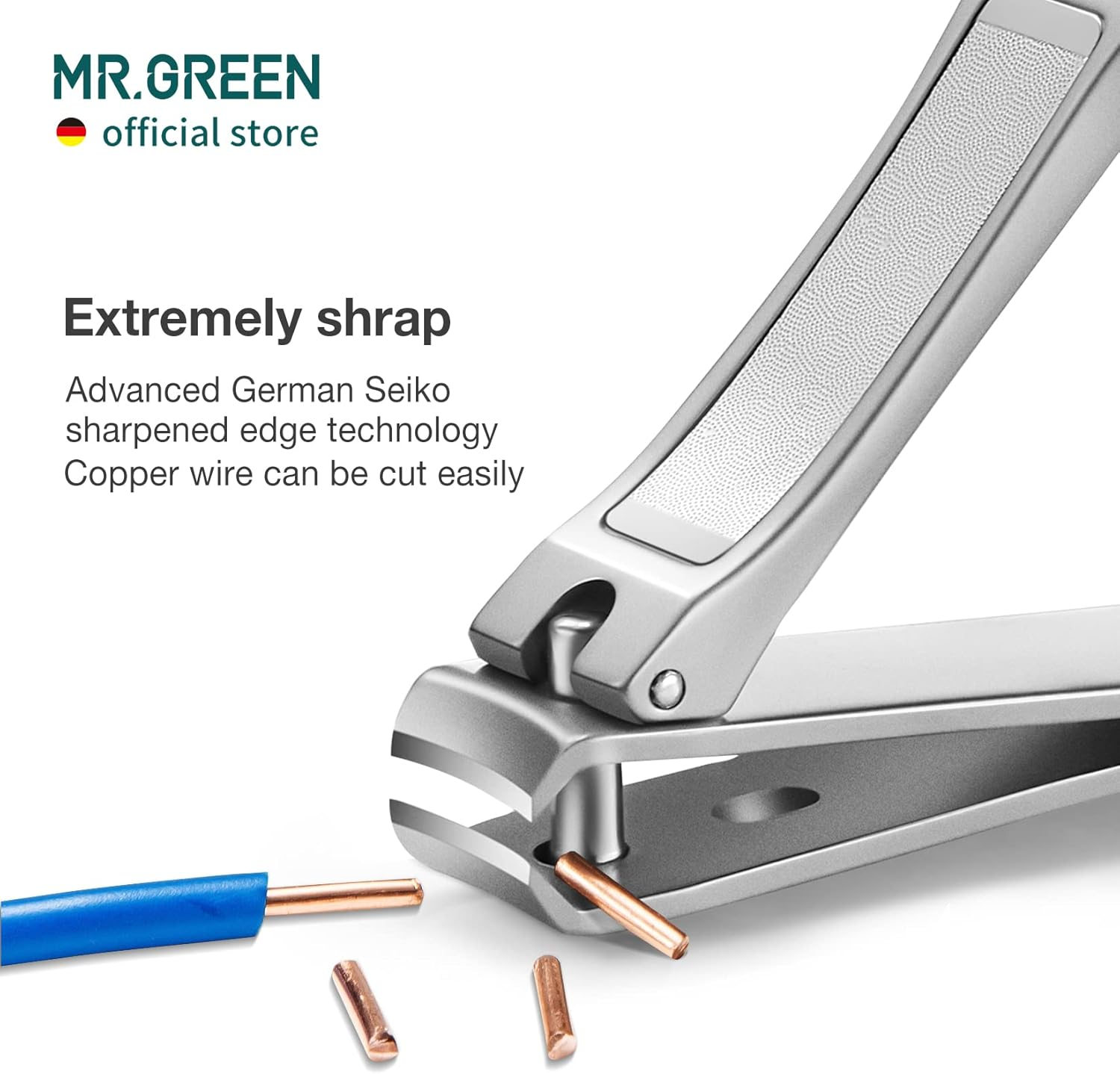 MR.GREEN Nail Clippers Simplicity and Fashion Fingernail Clippers Nail Cutter Stainless Steel Nail Scissors with Nail Files Multicolored image number 2