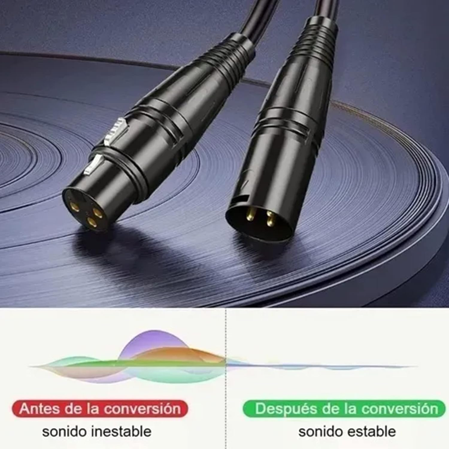 6 Meters XLR Microphone Cable, Firmly Connected with Stable Transmission for Male to Female Audio Cable image number 4