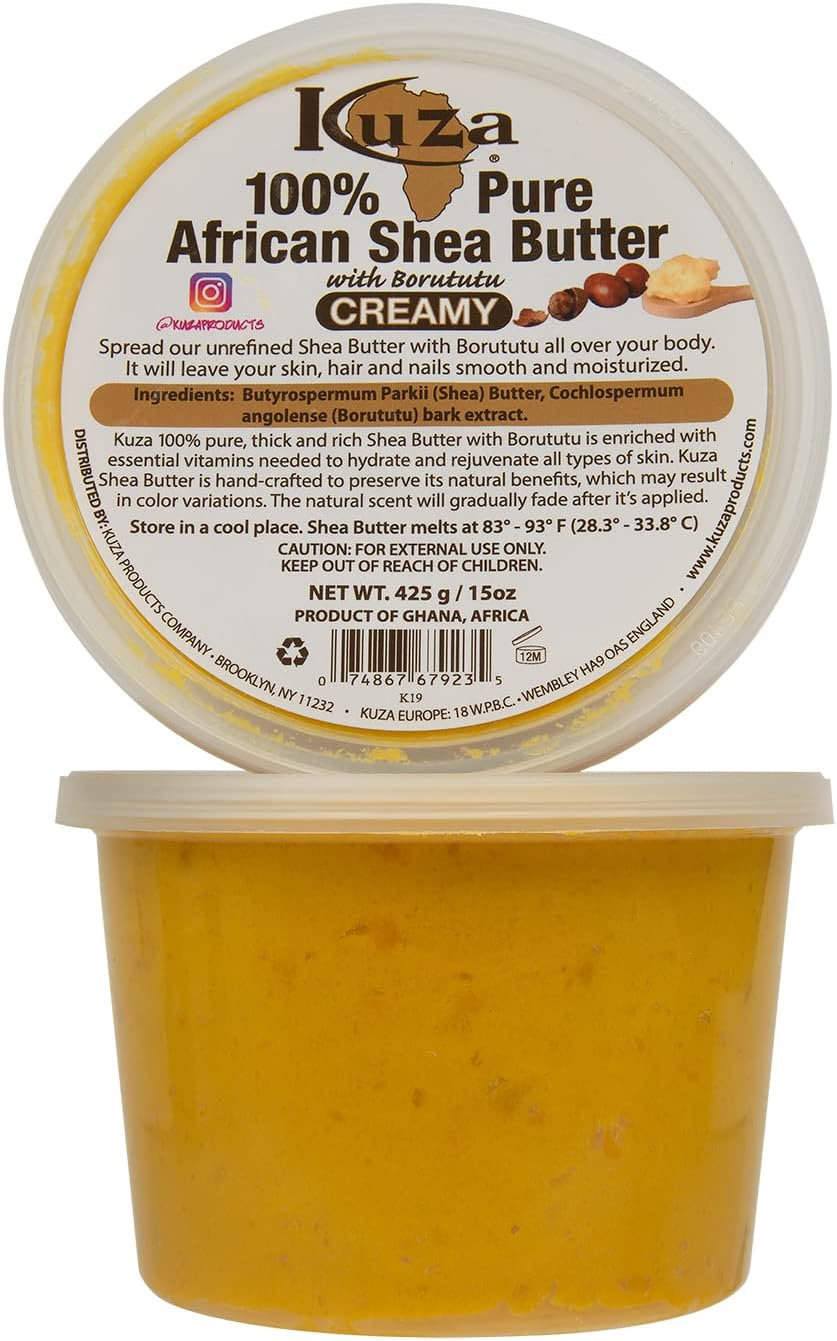 Kuza 100% African Shea Butter CREAMY 15 OZ image number 1