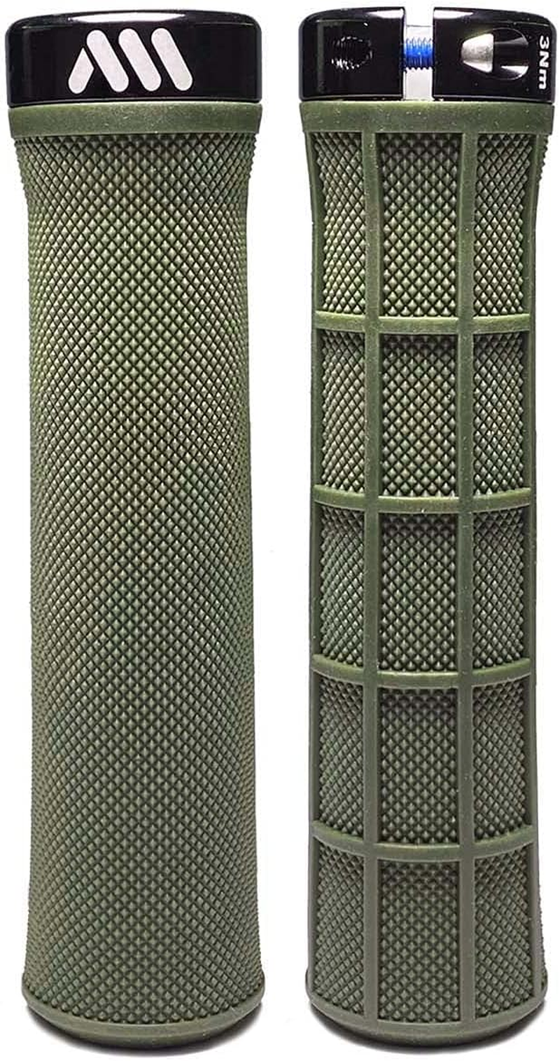 All Mountain Style AMS Berm Grips - Lock-On Tapered Diameter, Comfortable Grips