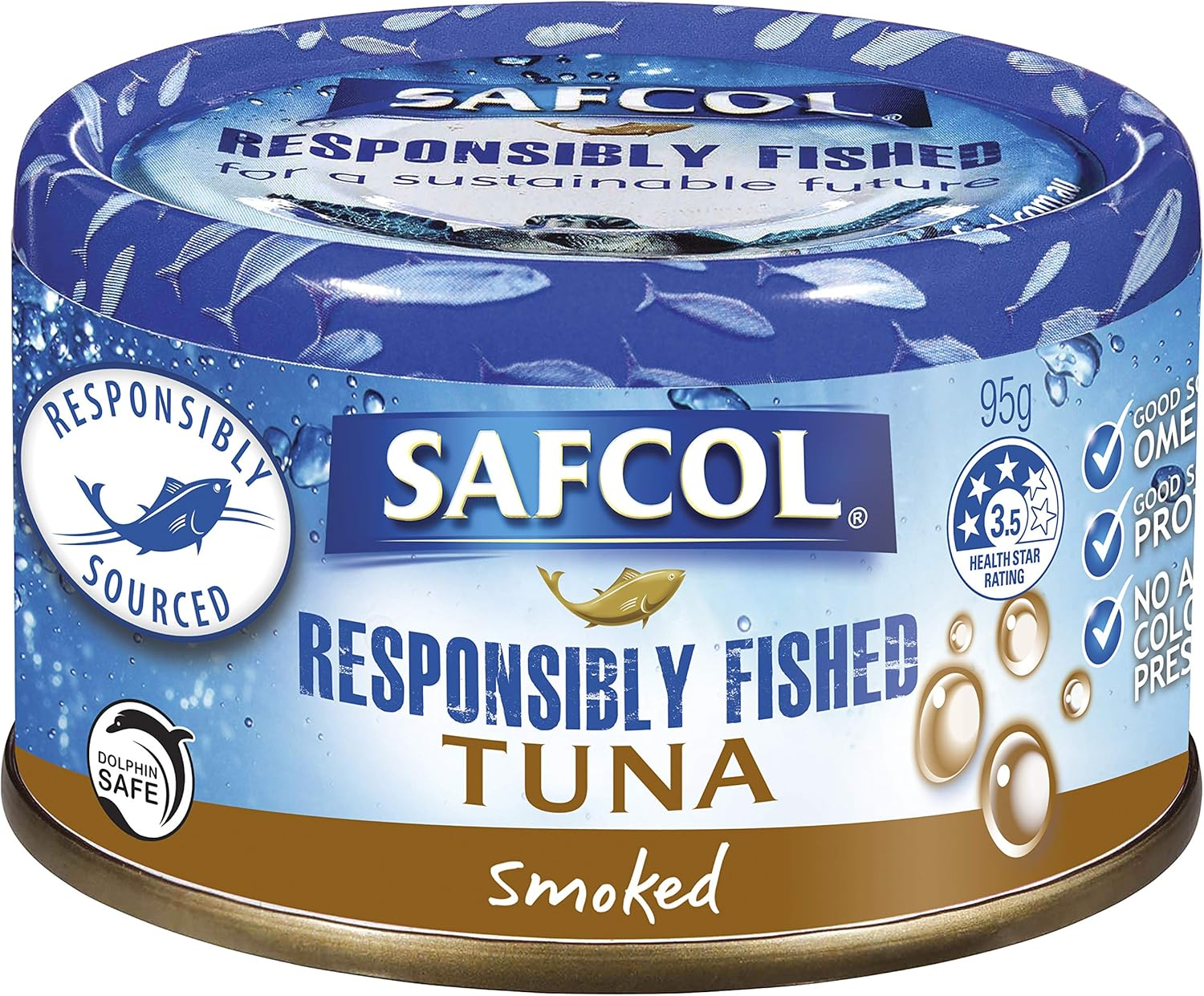 SAFCOL Tuna Smoked 95G Can X 12 image number 1