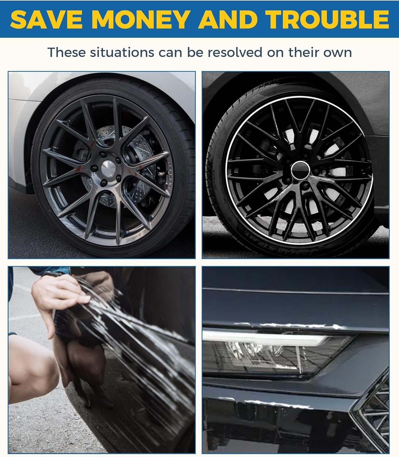 Touch up Paint for Cars,Rim Paint,Car Accessories Wheel Paint,Auto Touch up Paint,Car Scratch Remover Pen,Rim Scratch Repair,Car Paint Automotive Paint, Rim Paint for Car Wheel Repair (Black) image number 2