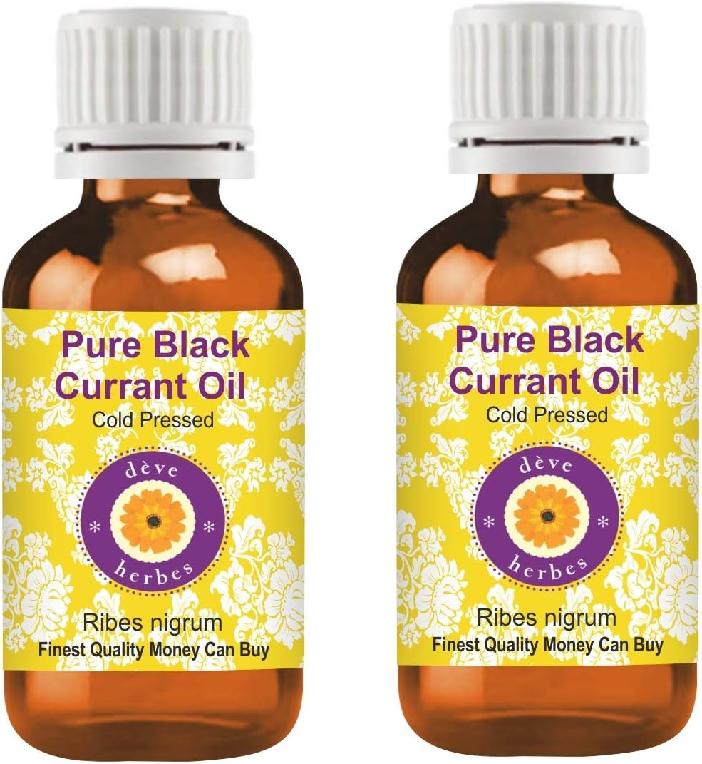 Deve Herbes Pure Black Currant Oil (Ribes Nigrum) Natural Therapeutic Grade Cold Pressed (Pack of Two) 100Ml X 2 (6.76 Oz) image number 5