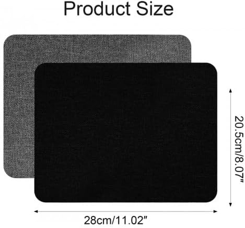 Fabric Repair Patches Self-Adhesive 20 X 28 Cm, Linen Repair Patches, Linen Fabric Self-Adhesive for Car Seats, Curtain, Headboards, Furniture, Sofa (Grey) image number 6