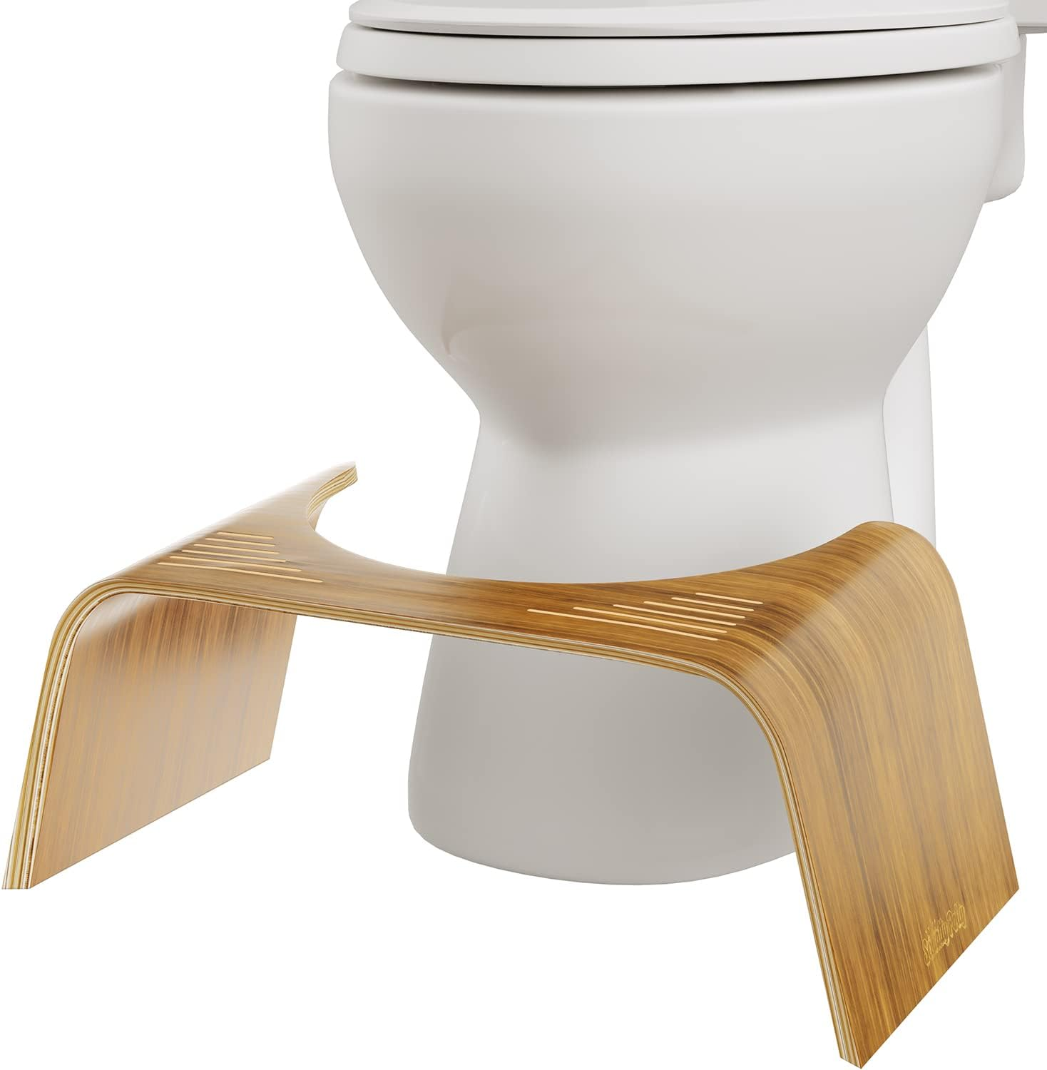 Squatty Potty Slim Teak Toilet Stool 7", 1.29 Kg image number 3