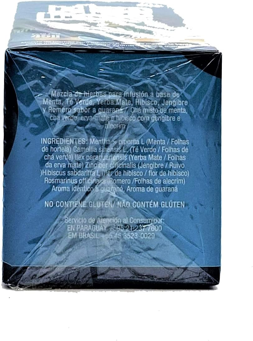 Te Guarani Plan Slim Line Herbal Tea 30 Teabags for Healthy Weight Support, Caffeine Free, Herbal Tea with Green Tea, Mint, Yerba Mate, Hibiscus, Ginger, Rosemary image number 6