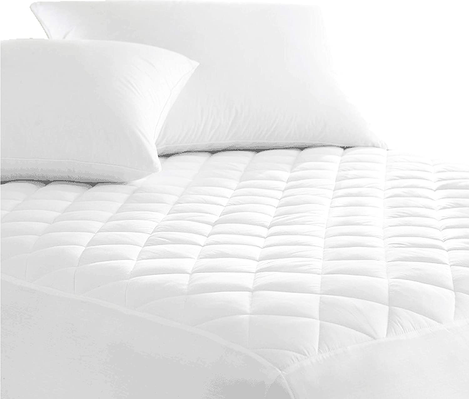 Australian Made Fully Fitted Cotton Quilted Mattress Protector Machine Washable & Australian Made Fully Fitted Cotton Quilted Mattress Protector Machine Washable (All Size) (King Single)