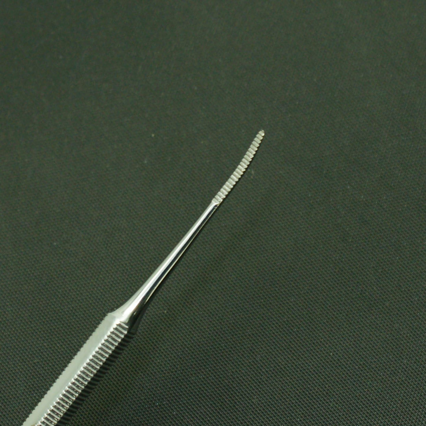 Macs Professional Ingrown Toe Nail File One Side Sraight and One Side Curved Fine Point Made of High Grade Surgical Stainless Steel -609-1