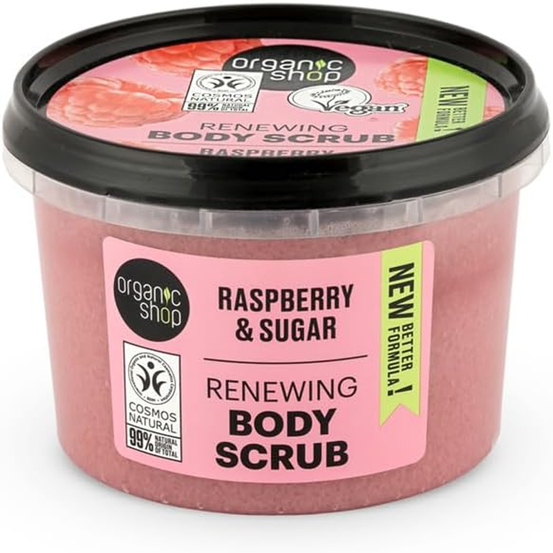 Organic Shop Raspberry Cream Body Scrub 250 Ml