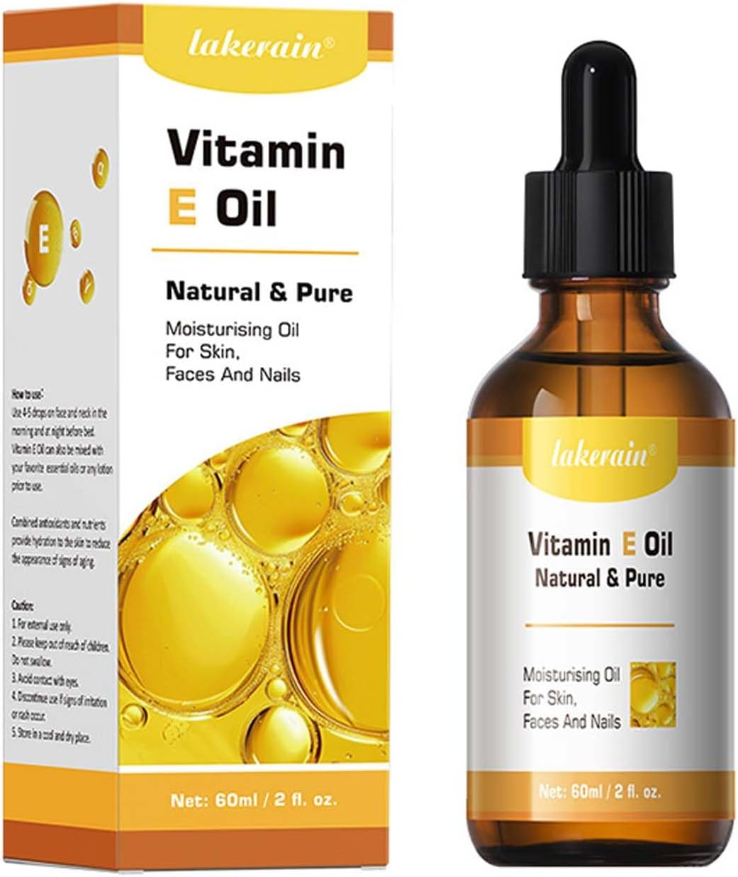 Vitamin E Oil, Rose Vitamin E Face & Body Oil for Skin, Hair, Nails, and Body for Nourishment, Dryness, Diminish Scars and Stretch Marks,2 Fl.Oz image number 6