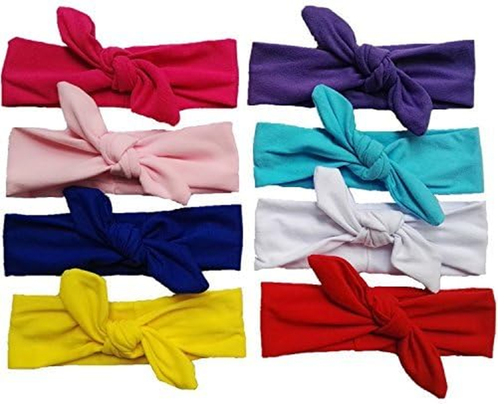 Qandsweet Baby Girl'S Headbands and Bows Hair Accessories - 7Pcs Newest01 image number 2