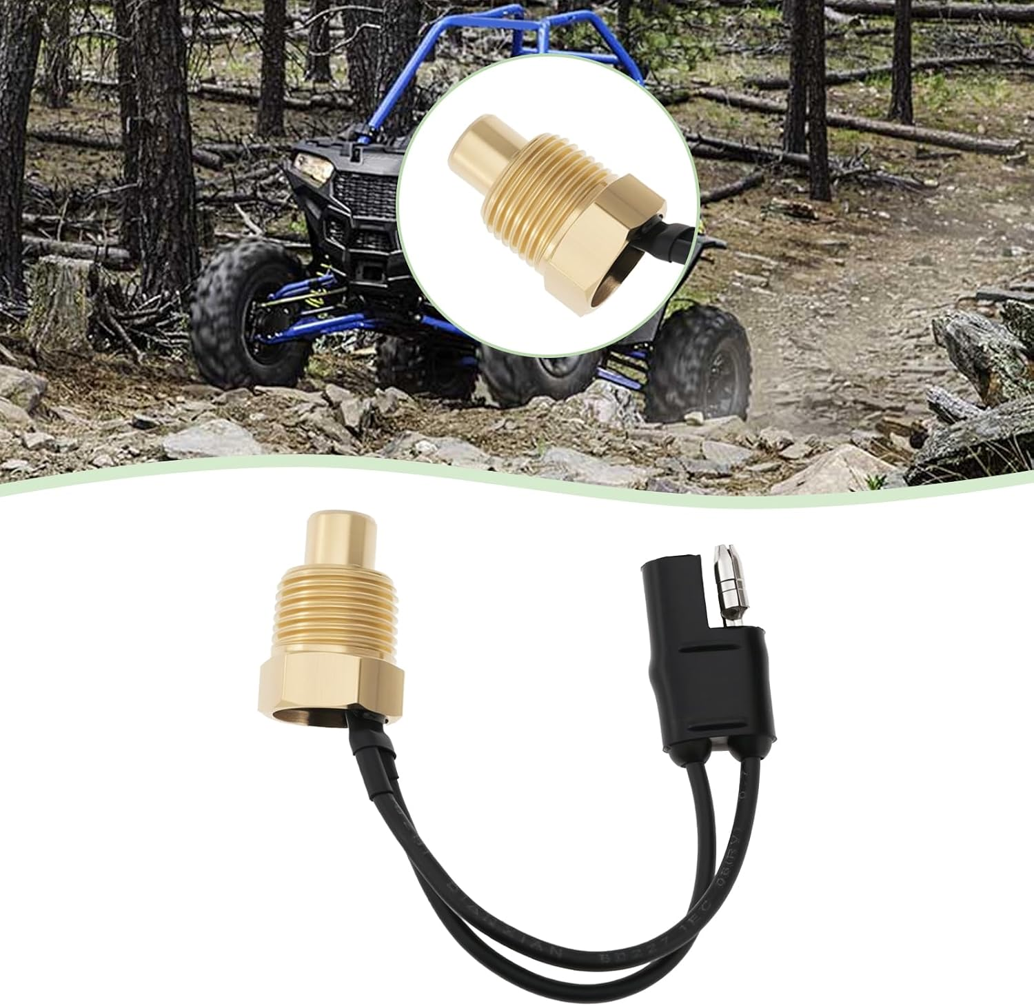 SING F LTD Fan Thermal Sensor Switch 3089246 Compatible with Polaris Sportsman 2004-2006 2008 ATV Scrambler 500 4X4 image number 2