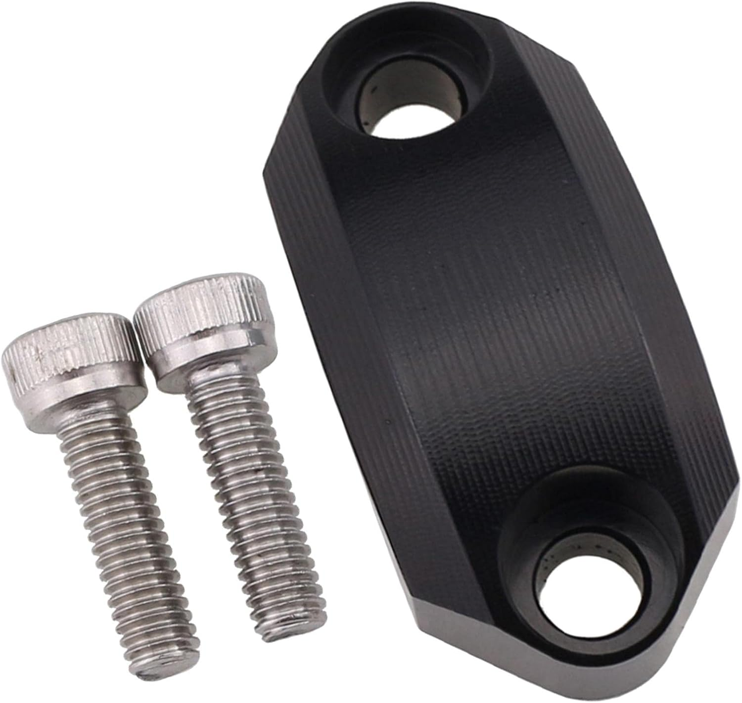 Baoblaze Motorcycle Master Cylinder Clamp Cover Caps Moulding Replacement Assemblies for 22Mm Handlebar Clamping, Moto Parts, Motorbike Parts - Black image number 1