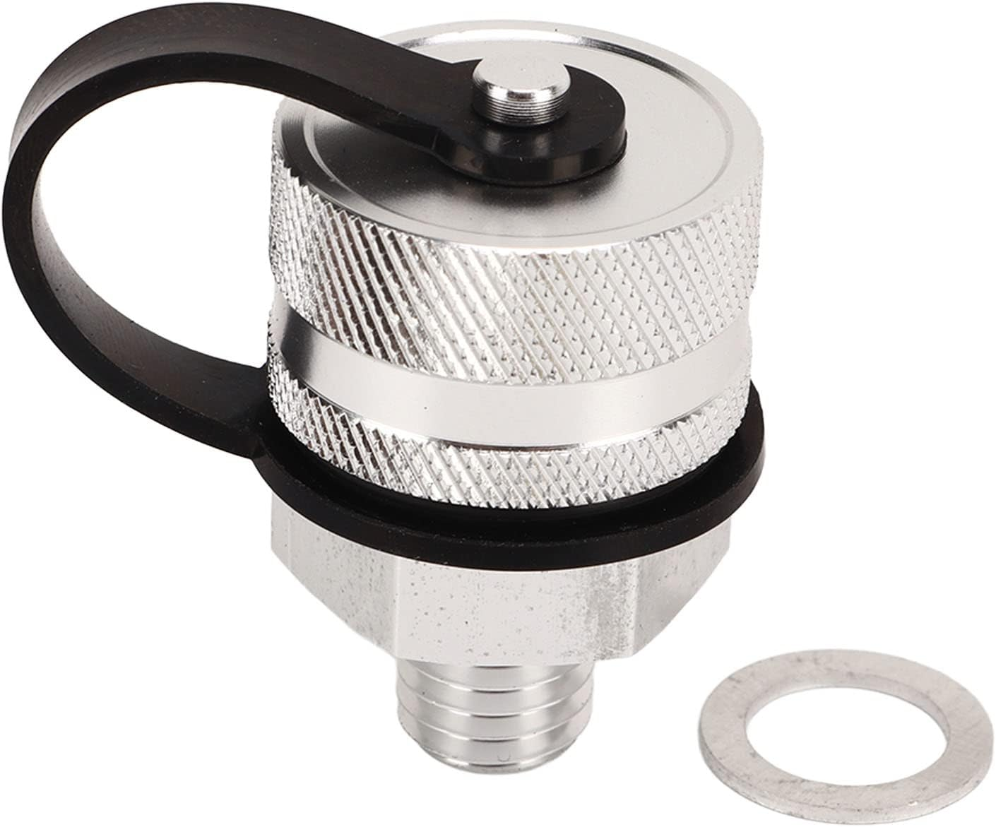 M12-1.75 Oil Drain Valve, Quick Twist Drain Valve Plug with Removable Hose, Drain Plug for Engine Pan and Transmission, Stainless Drain Hose Attachment Universal for Car image number 2