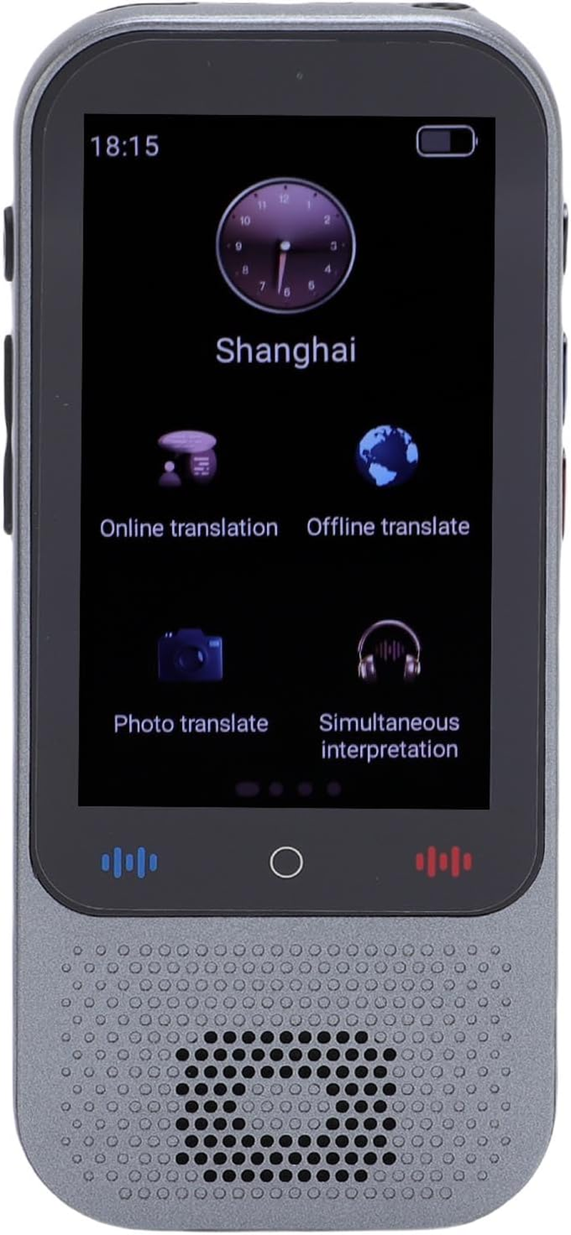 138 Language Translator Device, 1GB +8GB Offline Online Photo Voice Translation, Real Time Two Way Voice Translation Device with 3.0In Touch Screen, for Travel Business Learning image number 4