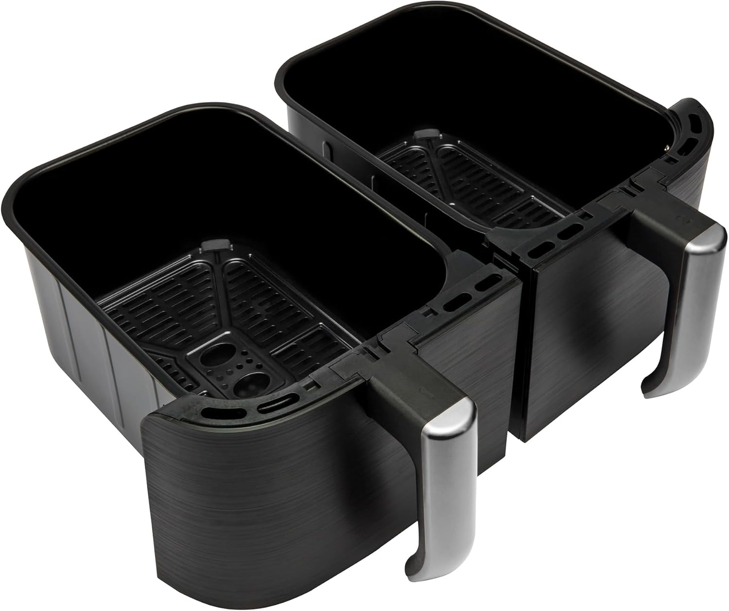 Russell Hobbs Satisfry 9L Dual Basket Air Fryer, RHAF2768SIL, Dual Baskets, Sync & Match Functions, Digital Touch Screen, 9 Pre-Set Functions, Silver image number 2