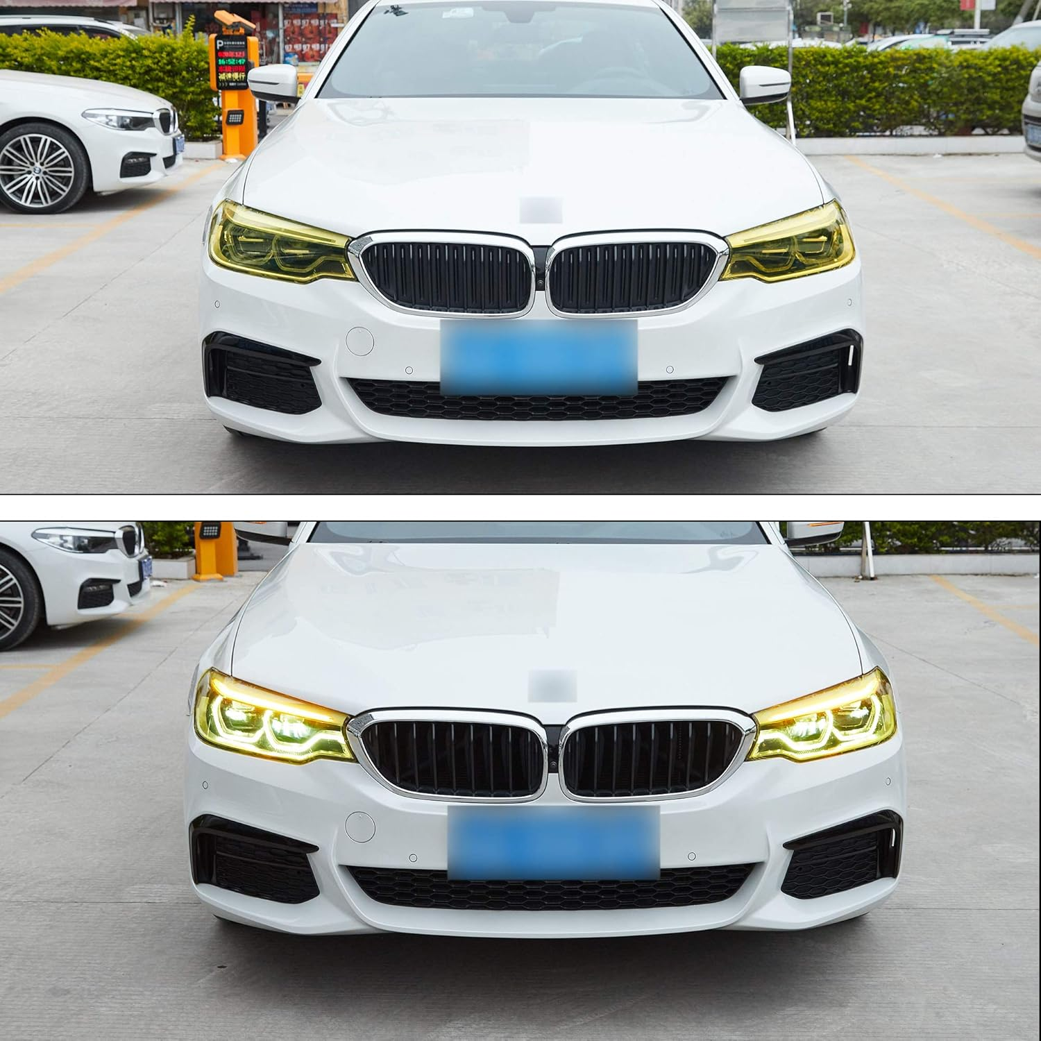 TOMALL 78.7''X12'' Golden Yellow Vinyl Film for Car Headlight Taillight Fog Lights Tint Self Adhesive Decals Sports Modification Car Stickers (Golden Yellow) image number 5