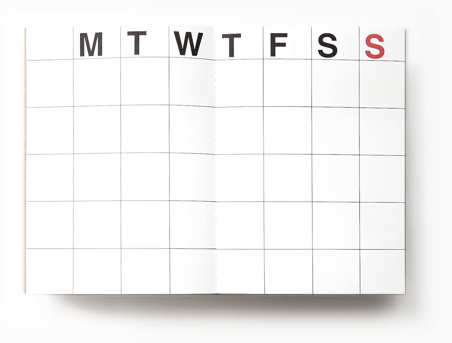 JSTORY Medium Monthly Planner Lays Flat Undated Year round Flexible Cover Goal/Time Organizer Thick Paper Eco Friendly Customizable Stitch Bound A5 16 Months 150 GSM 18 Sheets Kraft image number 1