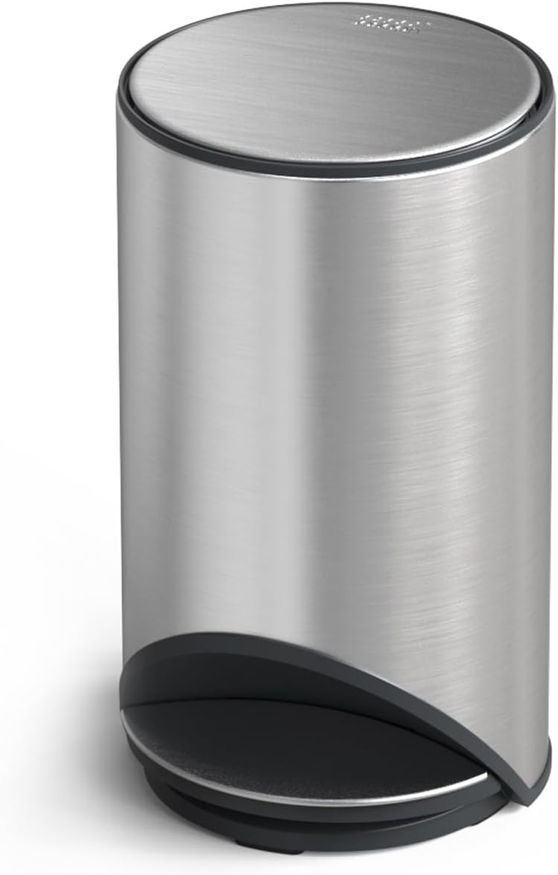 Joseph Joseph Arc 30L Slimline Pedal Bin with Easy Push Pedal, Liner Pocket, Odour Seal, Soft-Close Lid, Fingerprint-Proof, Removable Inner Bucket, Carbon Black image number 5