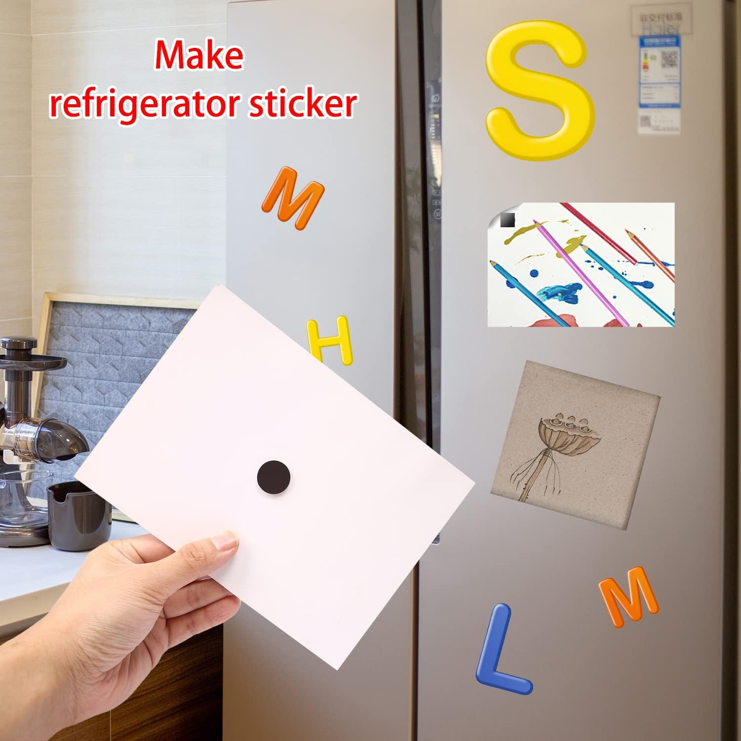 100Pcs Self Adhesive Magnets Dots for Crafts round Peel and Stick Magnets with Adhesive Backing Flexible Small Sticky Magnets for Classroom, DIY Projects, Office