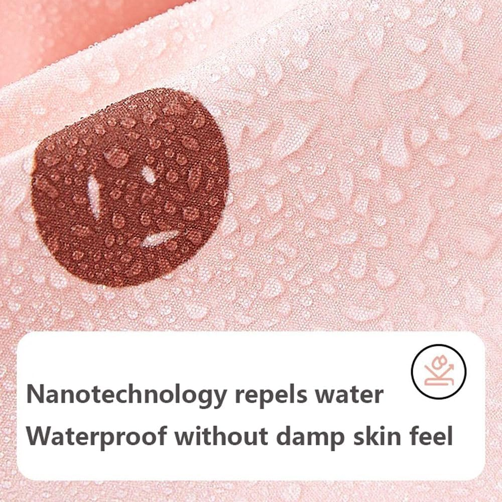 YHIXYUNAZ Luxury Waterproof Shower Cap &ndash; Extra Large Reusable Bath Cap for Women, Non-Slip Soft Elastic Band, Travel-Friendly Hair Protector (Leaf)