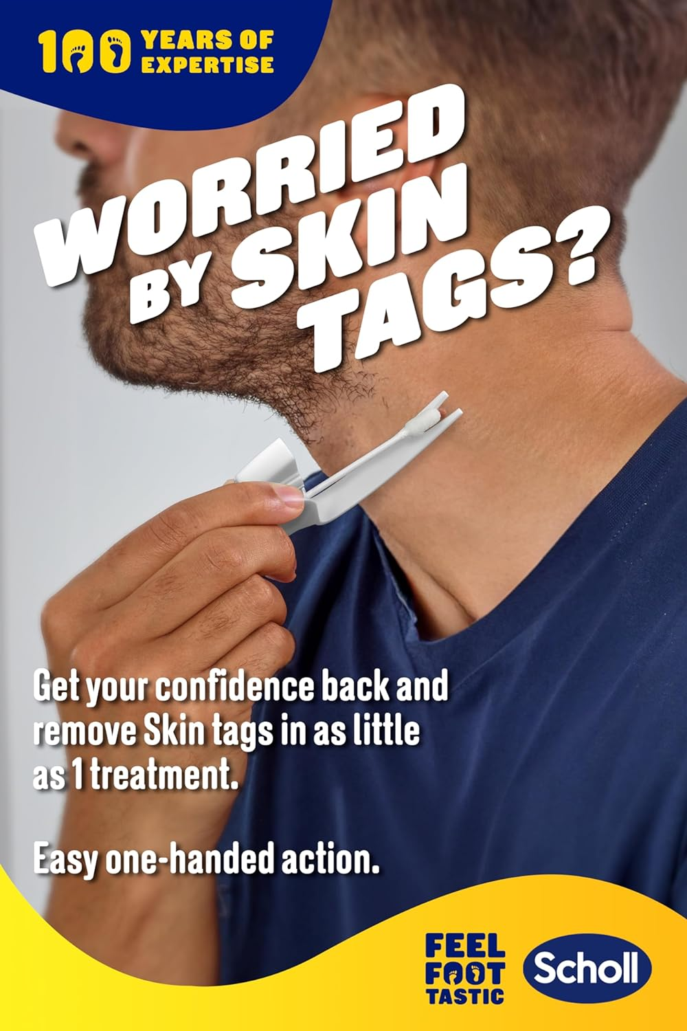 Scholl Freeze Away&trade; Skin Tag Remover - Cryogenic Skin Tag Removal Solution, Safe for in -Home Application. Clinically Proven to Remove Skin Tags in as Little as One Treatment. 12 Treatments in Box image number 6